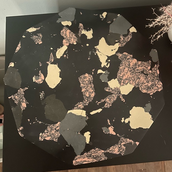 DVF for Target Marble Stone Lazy Susan Serving Stand Diane Von Furstenberg - Picture 4 of 5